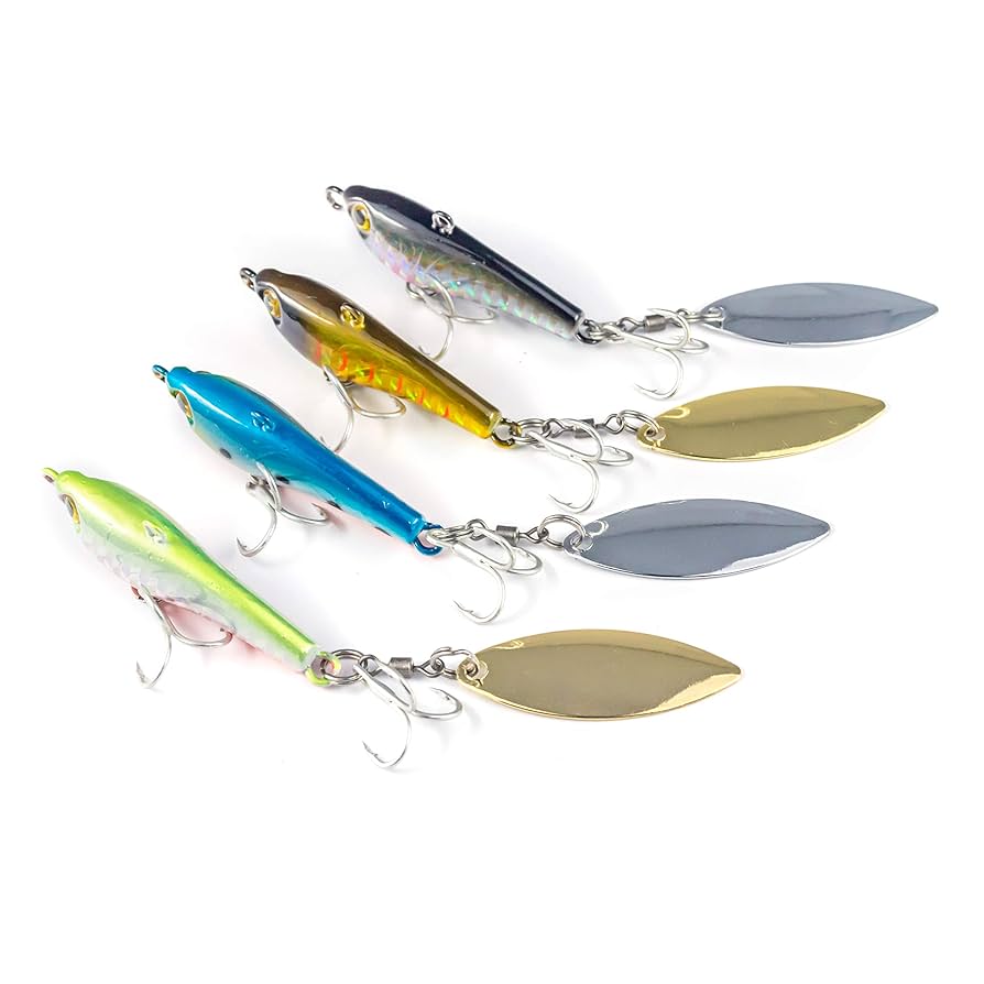 Amazon.co.jp: 【オルルド釣具】 ジグスピナー 4.7cm 35g 実績の